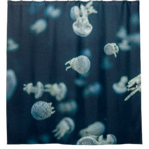 RIDEAUX DE DOUCHE PHOTOGRAPHIE COMPLÈTE DE JELLYFISH