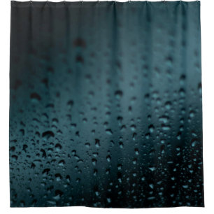 Rideaux De Douche Photographie de fermeture de gouttes de larmes