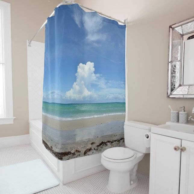 Rideaux De Douche Photographie du paysage marin tropical (En situation)