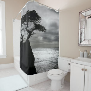 Rideaux De Douche Photographie nature noir et blanc