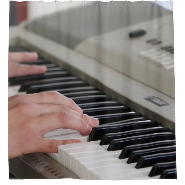 Rideaux De Douche Piano cool (Devant)
