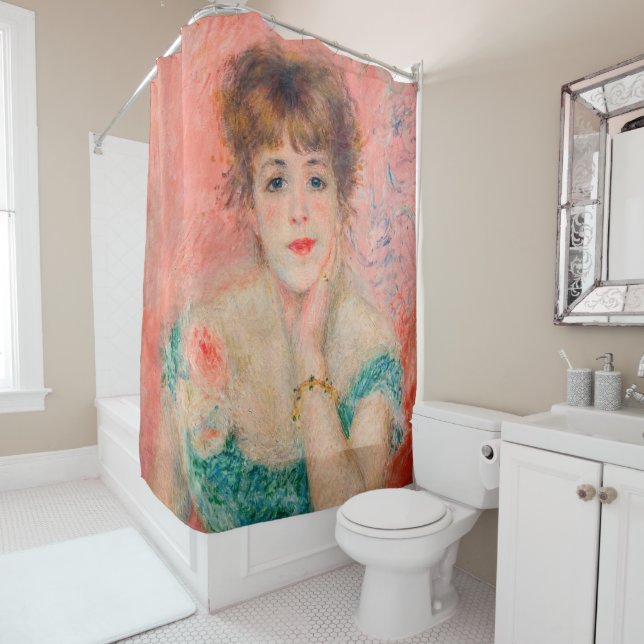 Rideaux De Douche Pierre-Auguste Renoir - Actrice Jeanne Samary (En situation)