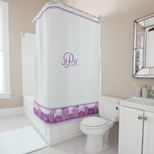 Rideaux De Douche Pies pourpres