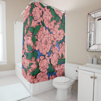 Rideaux De Douche Pies roses