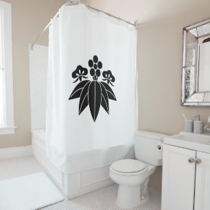 Rideaux De Douche pin bambou ume de style gentiane