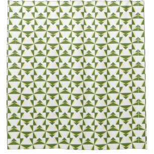 Rideaux De Douche Pinwheel d'olive et de beurre