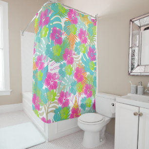 Rideaux De Douche PixDezines Hibiscus/Rainforest/do-it-yourself Arri
