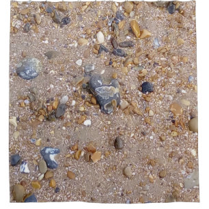 Rideaux De Douche Plage de galets