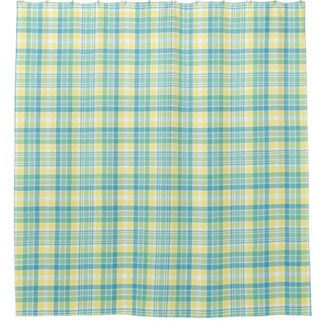 Rideaux De Douche Plaid en pastel (Devant)
