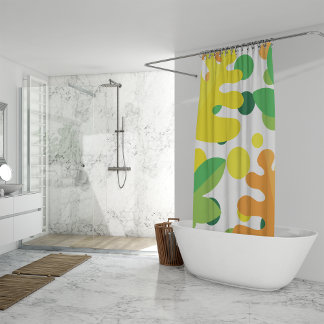 Rideaux De Douche plantes colorées