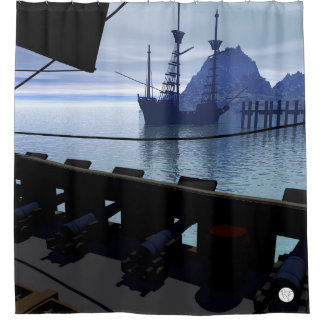 Rideaux De Douche Plate-forme de bateau