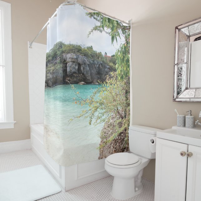 Rideaux De Douche Playa Lagun Dream 1 (En situation)