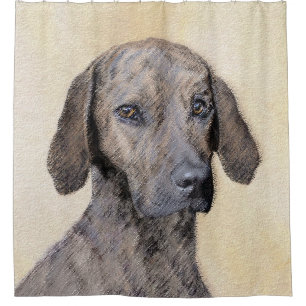 Rideaux De Douche Plott Peinture - Cute Original Chien Art