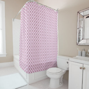 Rideaux De Douche points roses et violets délavés