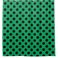 Pois noirs sur vert frais