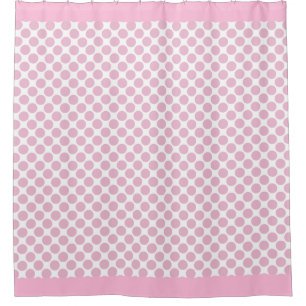 Rideaux De Douche Pois roses Coton Candy