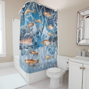 Rideaux De Douche Poisson de foudre