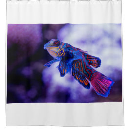 Rideaux De Douche Poisson Mandarin Goby