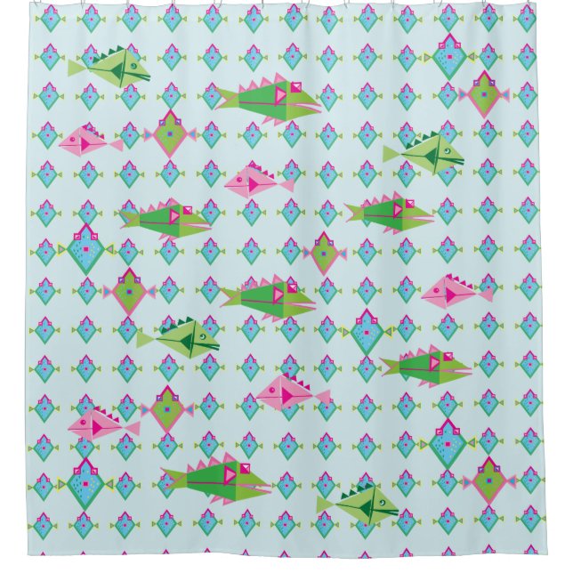Rideaux De Douche Poisson poisson (Devant)