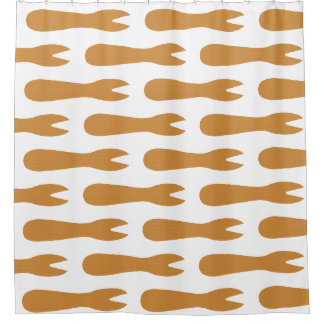 Rideaux De Douche Poissons & Chips Boutique Fourche en bois