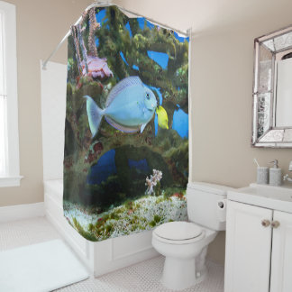 Rideaux De Douche Poissons de bleu de mer