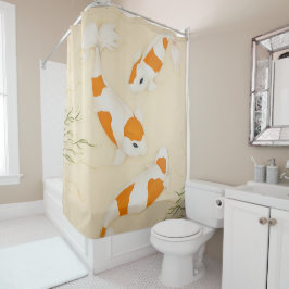 Rideaux De Douche Poissons de Koi, Kohaku, Poisson d'étang japonais