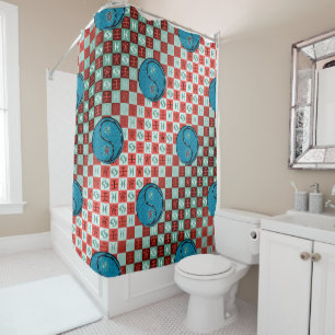 Rideaux De Douche Poissons & Tigre d'eau