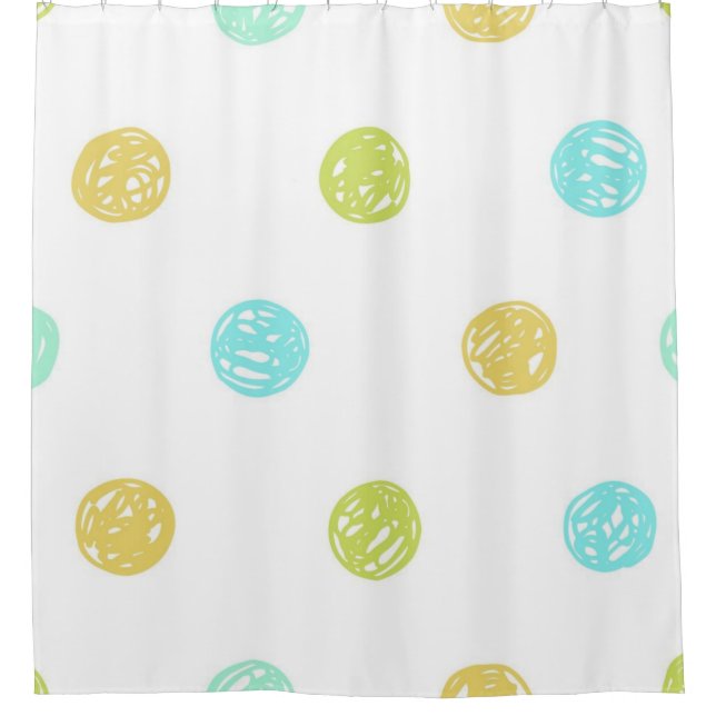 Rideaux De Douche Polka dot (Devant)