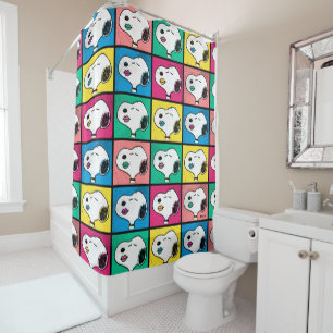 Rideaux De Douche Pop Art Snoopy Lips Mod pour vous Motif
