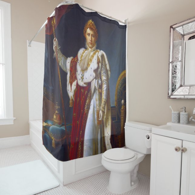 Rideaux De Douche Portrait de Napoléon Bonaparte, François Gérard (En situation)