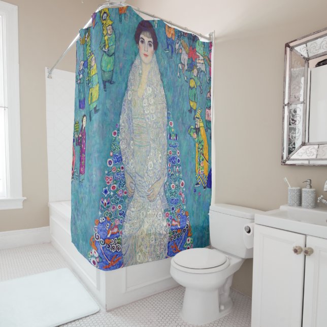 Rideaux De Douche Portrait of Elisabeth Lederer, Gustav Klimt (En situation)