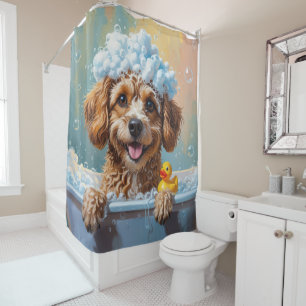 Rideaux De Douche Portugais Eau Inclinable Sommeil mignon