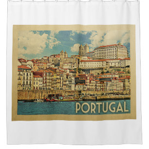 Rideaux De Douche Portugal Vintage voyage