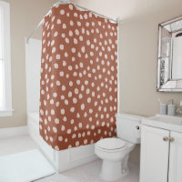 poster de animal Dots rouille Terracotta Dalmatie