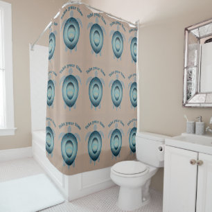 Rideaux De Douche Prenez votre temps Turtle motivation citation
