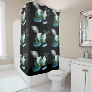Rideaux De Douche Projecteur de gros plan sur Magnolia Matthieu 5:16