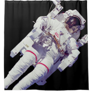 Rideaux De Douche Promenade spatiale en jetpack astronautique en orb