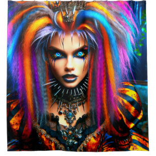 Rideaux De Douche Punk Rocker