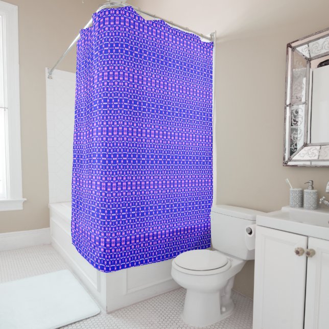 Rideaux De Douche Purple Hombre (En situation)