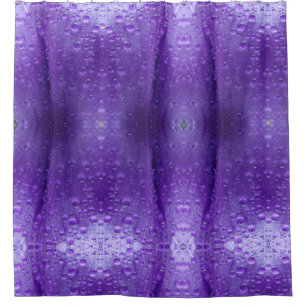 Rideaux De Douche Purples Ikat Zen