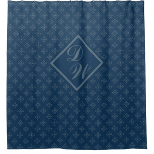 Rideaux De Douche Quatre feuilles Rosette Force aérienne Blue Foular