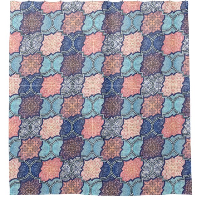 Rideaux De Douche Quatrefoil (Devant)