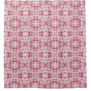 Rideaux De Douche Quatrefoil en treillis Motif Rose sud-ouest