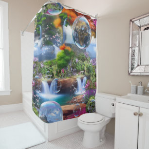Rideaux De Douche Quel monde merveilleux dans lequel je vis