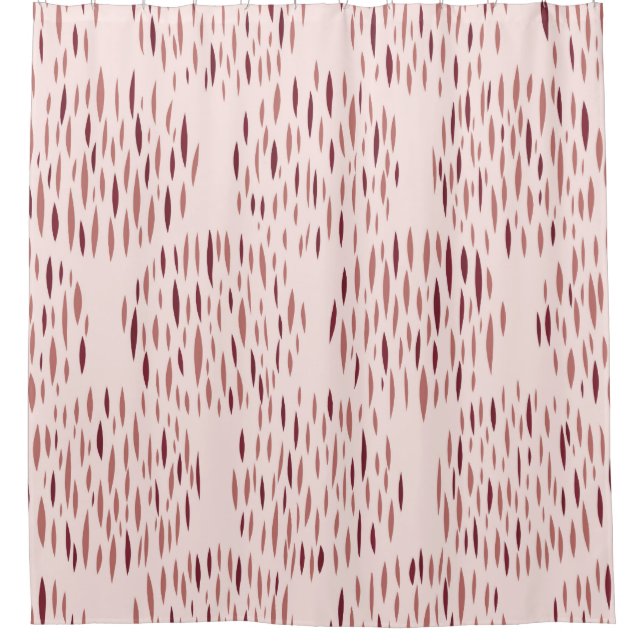 Rideaux De Douche Random geometric background. Seamless pattern. Vin (Devant)