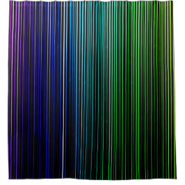 Rideaux De Douche Rayures de lumière arc-en-ciel