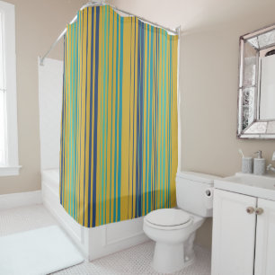 Rideaux De Douche Rayures de paon