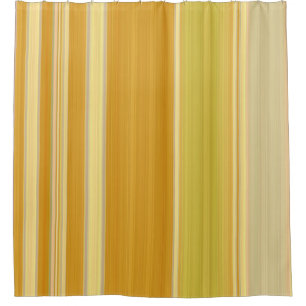 Rideaux De Douche Rayures Jaunes Soleil