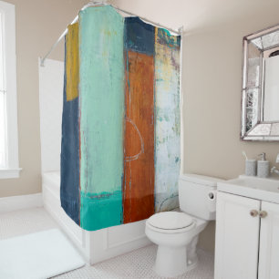 Rideaux De Douche Rectangles Abstraites
