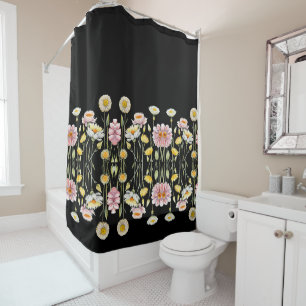 Rideaux De Douche Reflets Floraux